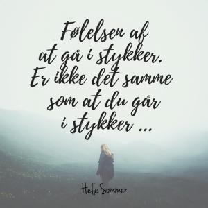 Helle Sommer Du går ikke i stykker