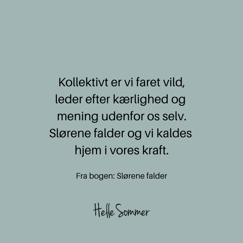 Slørene falder - citat